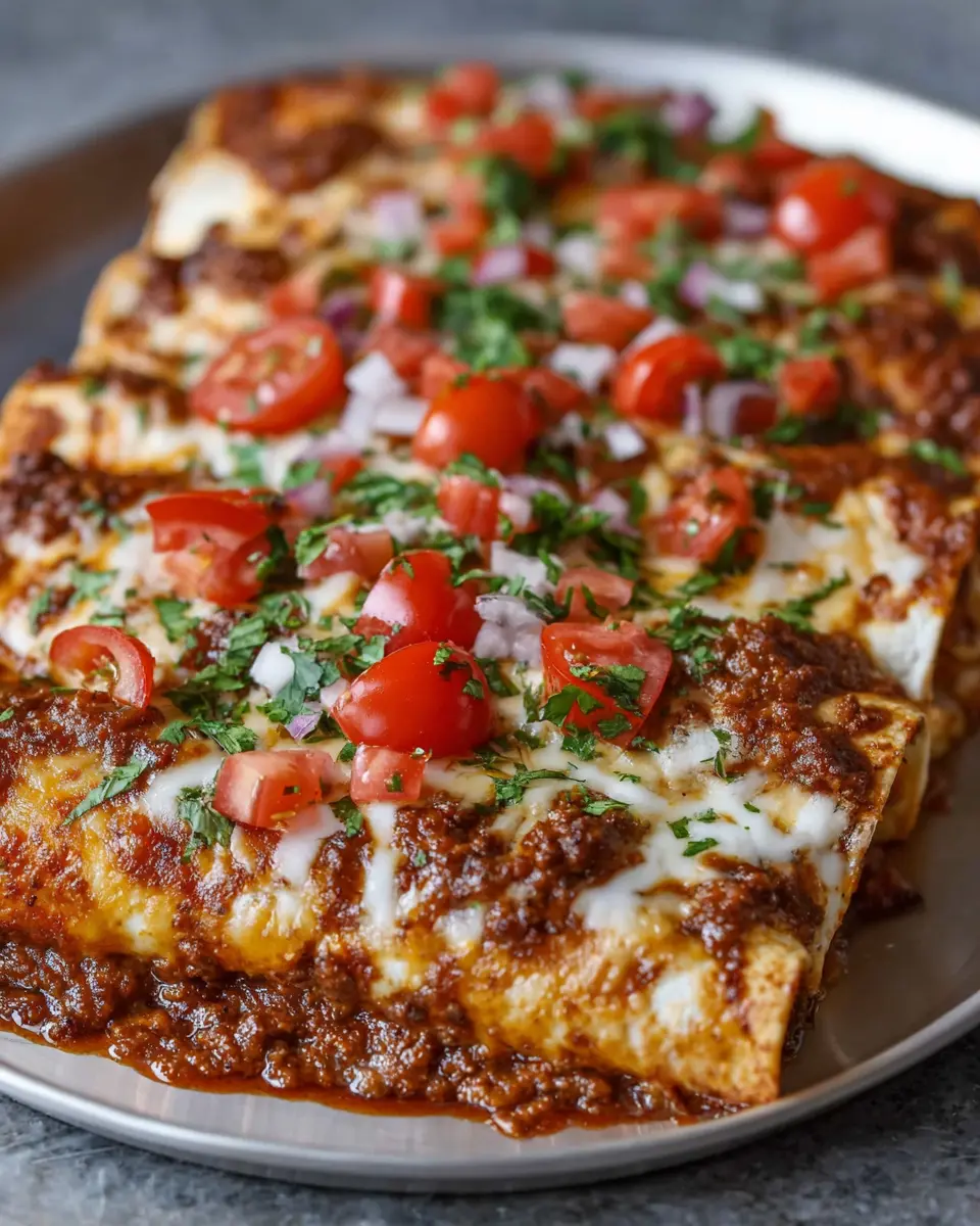 Beef Pizza Enchiladas: Easy, Cheesy Comfort Food Delight