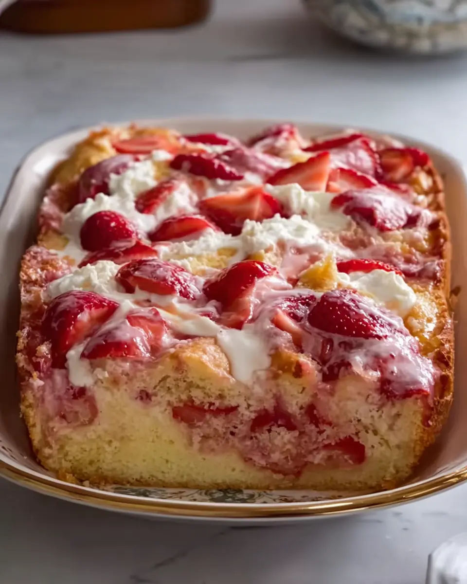 Strawberry Earthquake Cake: The Best Indulgent Dessert Recipe