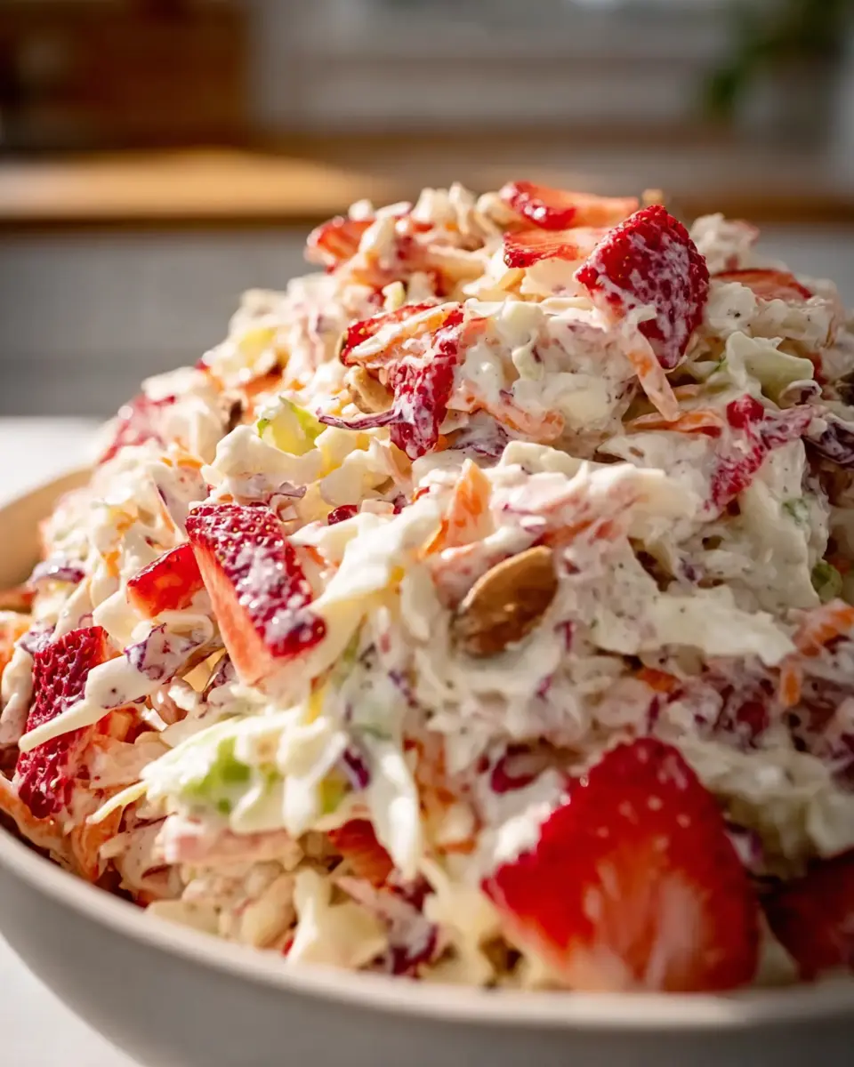Strawberry Coleslaw: A Fresh and Easy Twist on a Classic Side