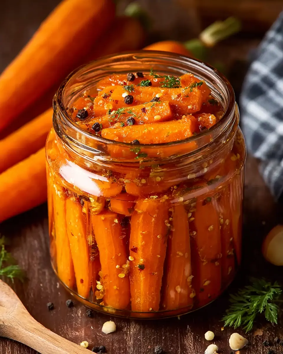 Easy Hot Honey Pickled Carrots for a Tangy and Sweet Twist