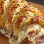 Chicken Chicken Ham Swiss Crescent Braid