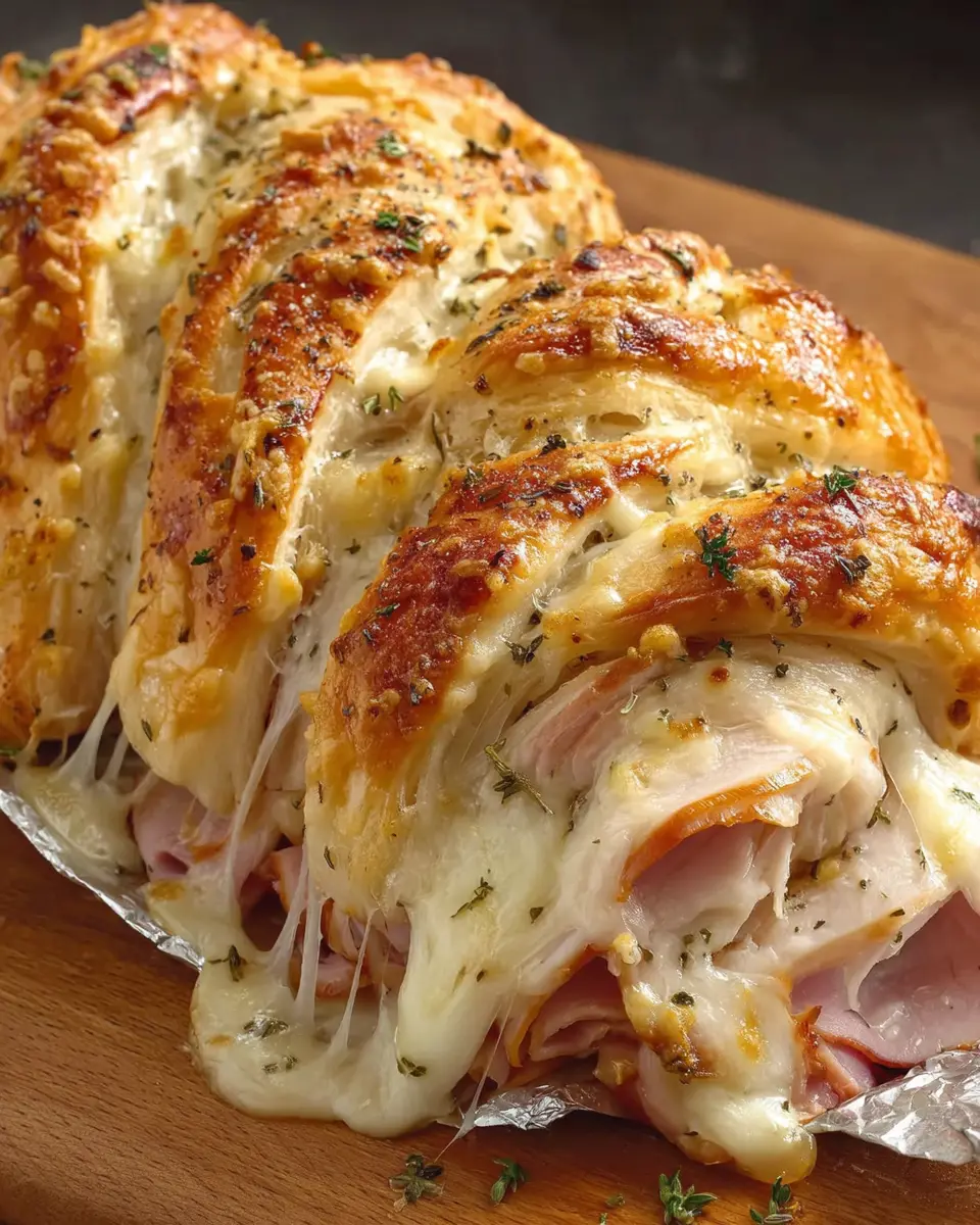 Chicken Chicken Ham Swiss Crescent Braid: Easy Comfort Food Delight