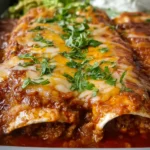 Homemade Beef Enchiladas with Red Sauce