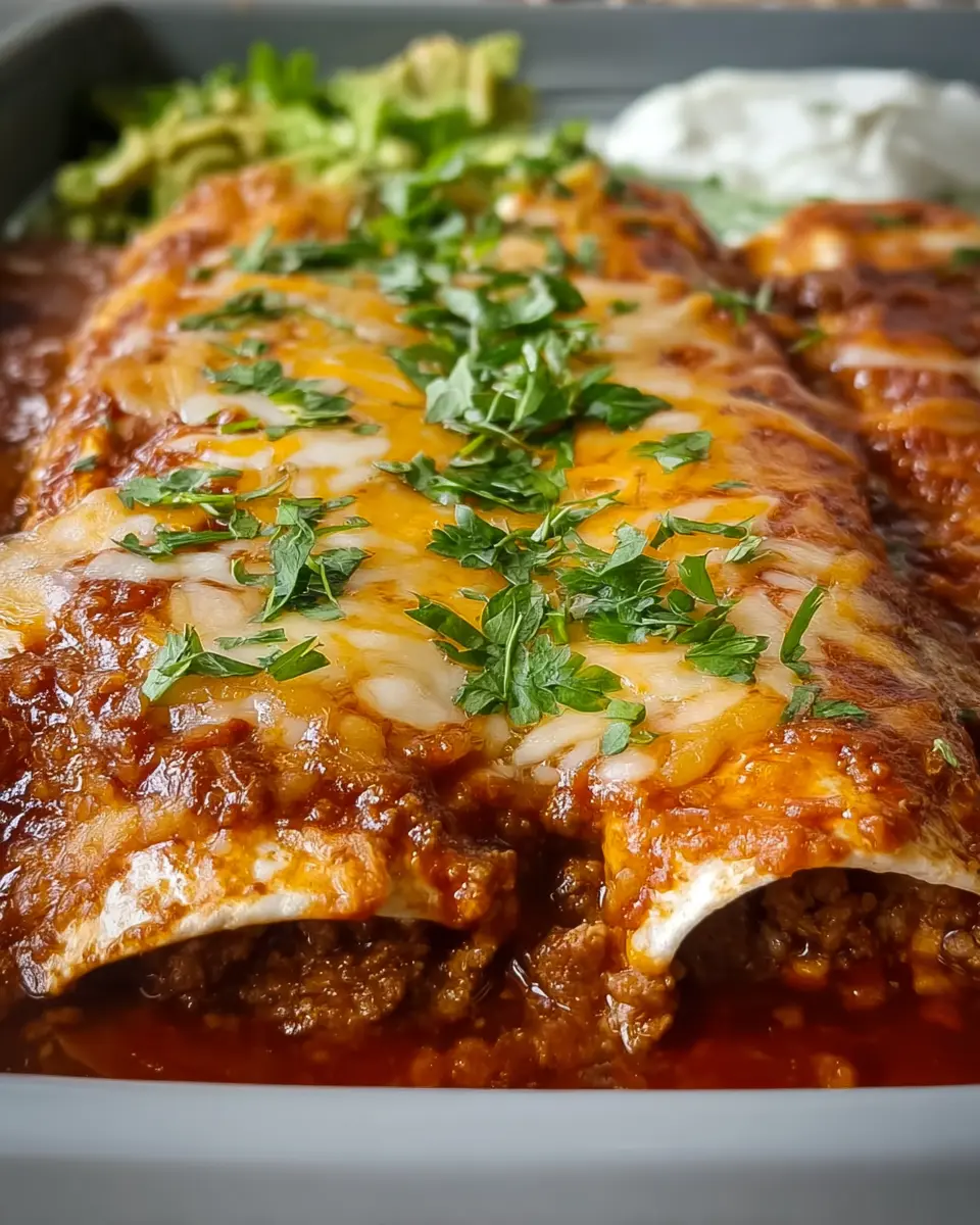 Homemade Beef Enchiladas: Easy Recipe with Irresistible Red Sauce