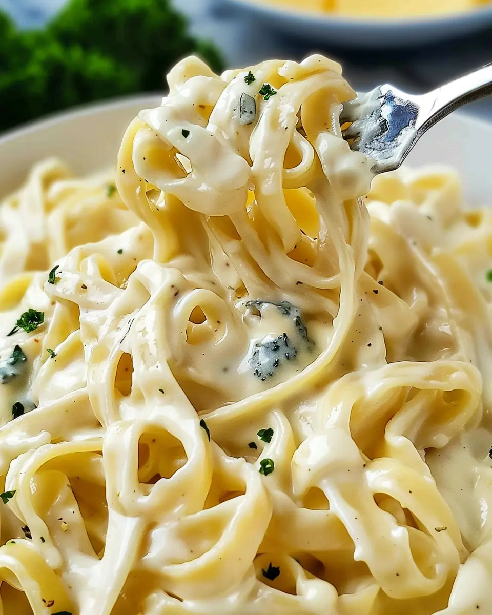 Alfredo Sauce: Indulgent Creamy Delight with Turkey Bacon and Chicken Ham