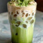 Brown Sugar Iced Vanilla Matcha Latte