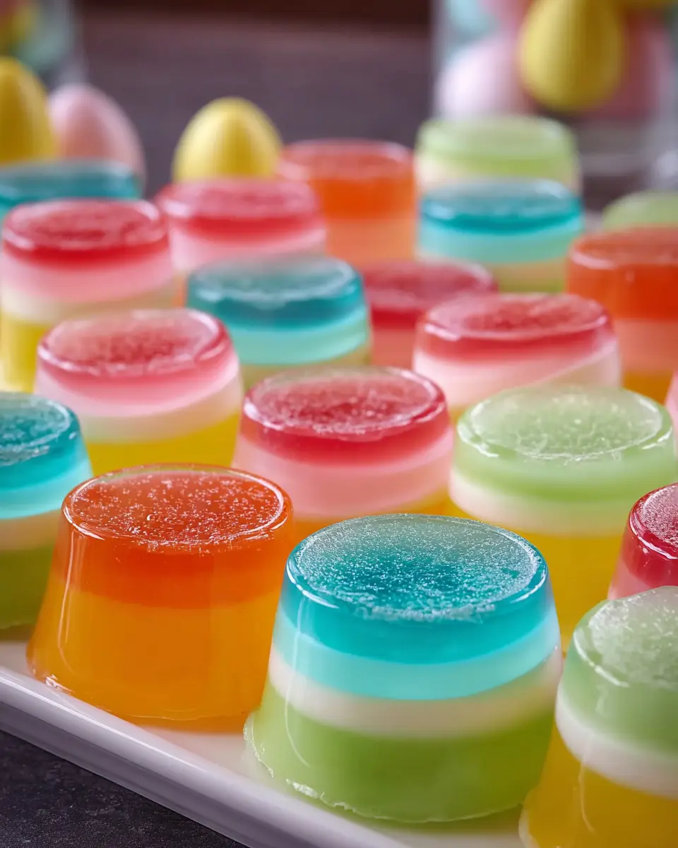 Easter Jell O Cups