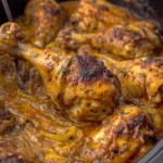 Crockpot Smothered Chicken Legs