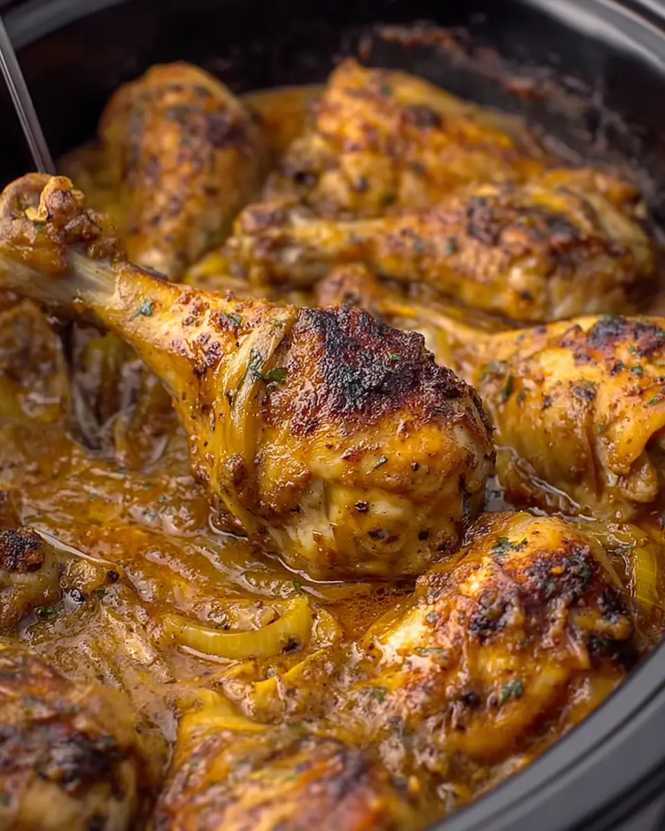 Crockpot Smothered Chicken Legs: Easy Comfort Food Delight