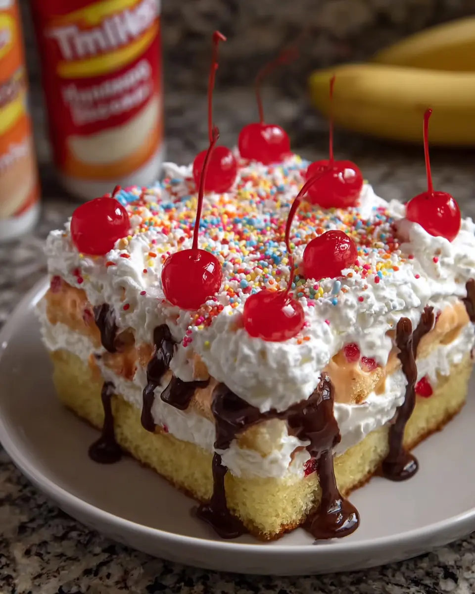 Hostess Twinkie Banana Split Cake: The Indulgent Family Delight