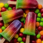 Skittles and Sprite Popsicles