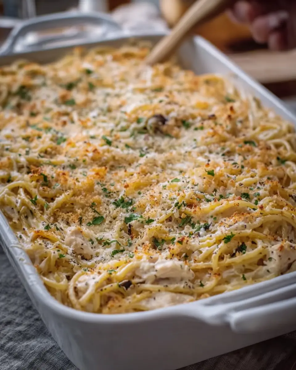 Easy Chicken Tetrazzini: A Comforting Twist with Turkey Bacon