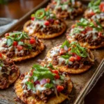 Spicy Beef & Bean Crunch Mini Pizzas
