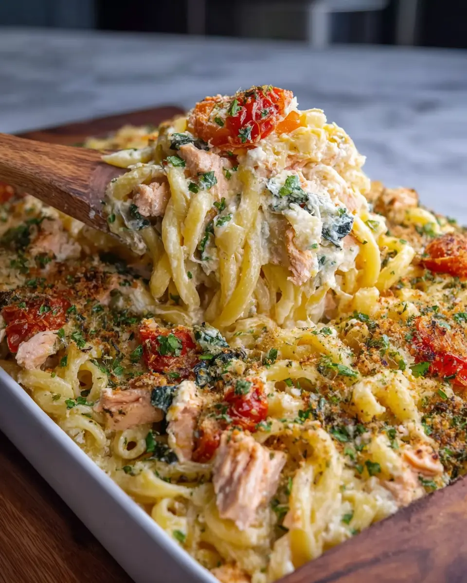 Salmon Feta Pasta Bake: A Deliciously Easy Comfort Meal
