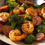 Shrimp, Sausage & Broccoli Stir-Fry