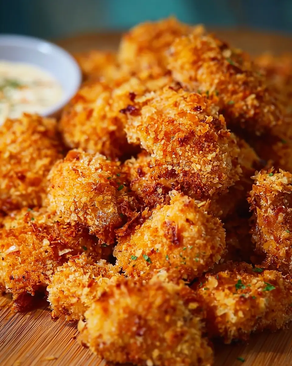 Crispy Chicken Bites: Easy Oven-Baked Delights for Everyone