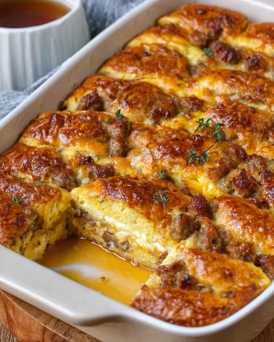 Pancake Sausage Casserole Bake: Easy Comfort Food for All