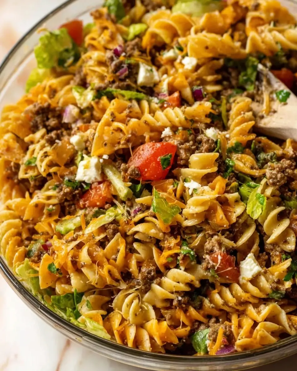 Taco Pasta Salad with Turkey Bacon: A Delicious Twist on Tradition