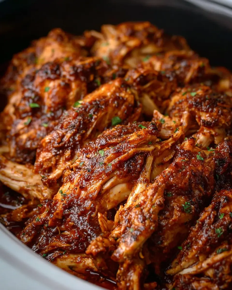 Sweet Baby Ray’s Crockpot Chicken Easy Slow Cooker BBQ Chicken