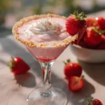 Strawberries And Cream Martini