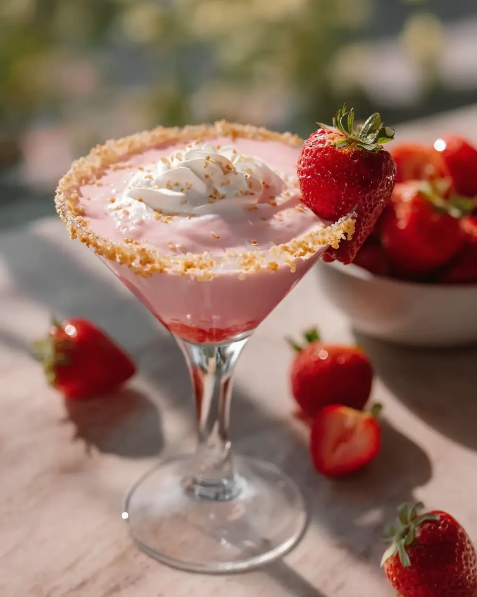 Strawberries and Cream Martini: The Indulgent Summer Treat