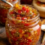Sweet and Tangy Old Fashioned Pepper and Onion Relish Recipe