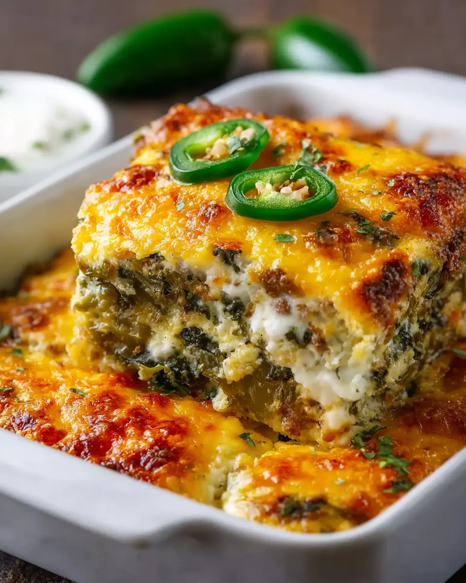 Chile Rellenos Casserole: Easy Comfort Food with Turkey Bacon