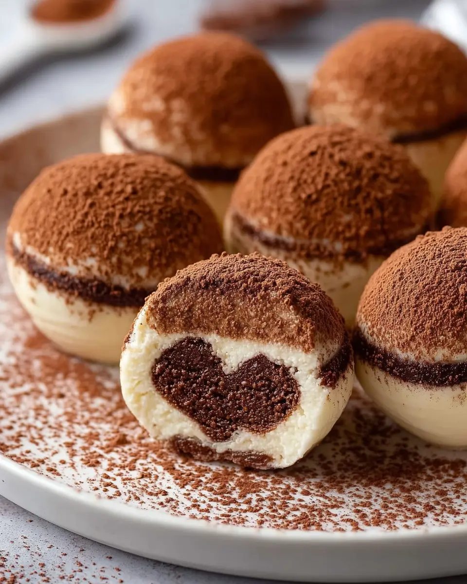 Tiramisu Balls with a Secret Molten Heart: Indulgent and Easy Delight