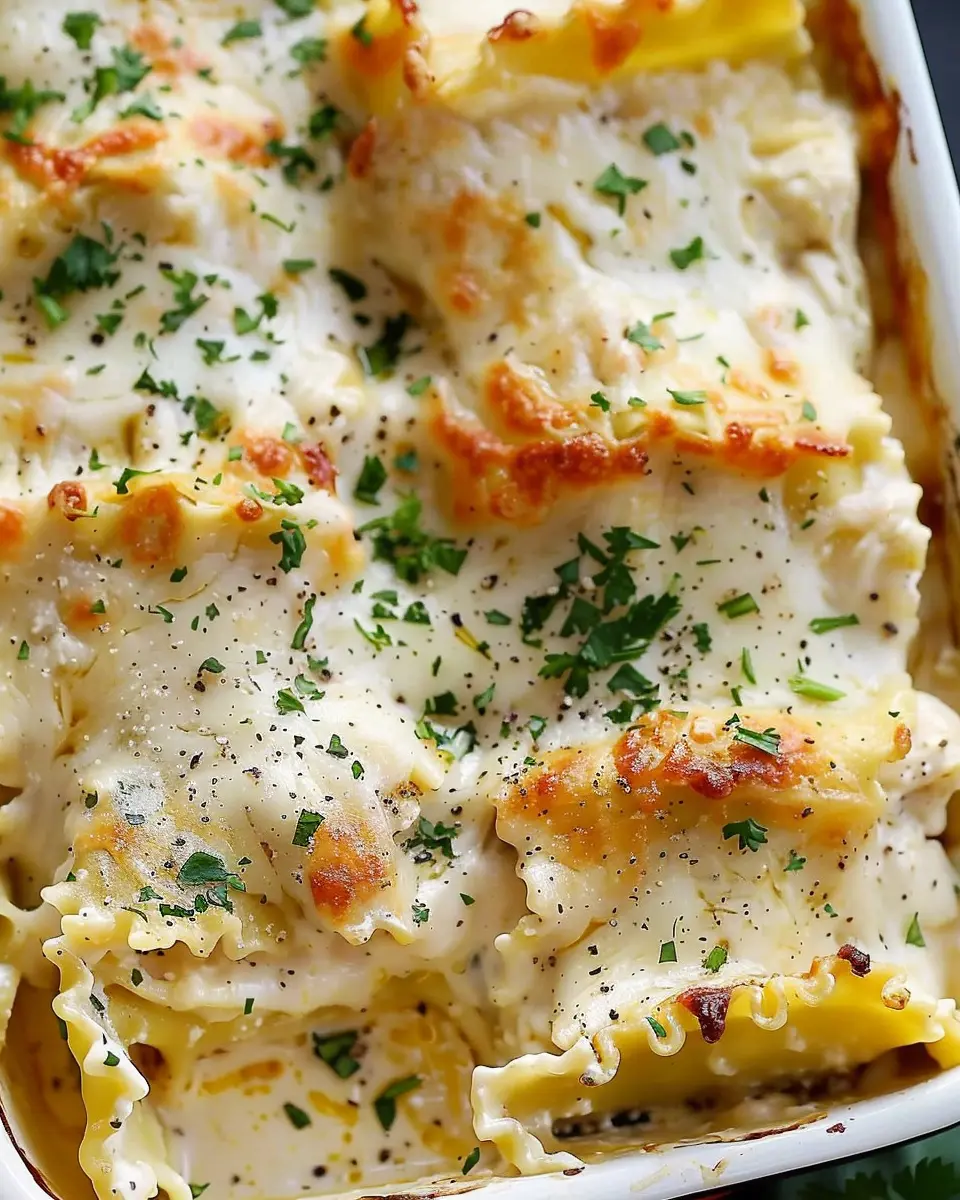 Chicken Alfredo Lasagna Rolls: Easy Comfort Food Delight