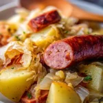Crockpot Polish Sausage, Sauerkraut And Potatoes