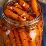 Easy Hot Honey Pickled Carrots