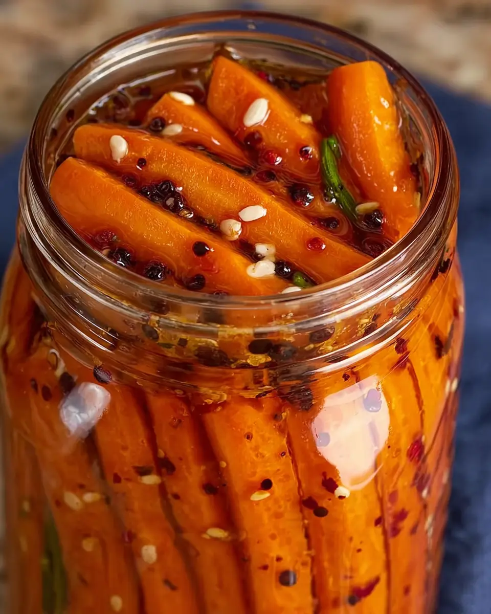 Easy Hot Honey Pickled Carrots: The Best Tangy Snack Recipe