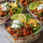High Protein Chipotle Enchilada Cottage Cheese Chicken Bowls