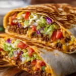 Copycat Taco Bell Crunchwrap Supreme