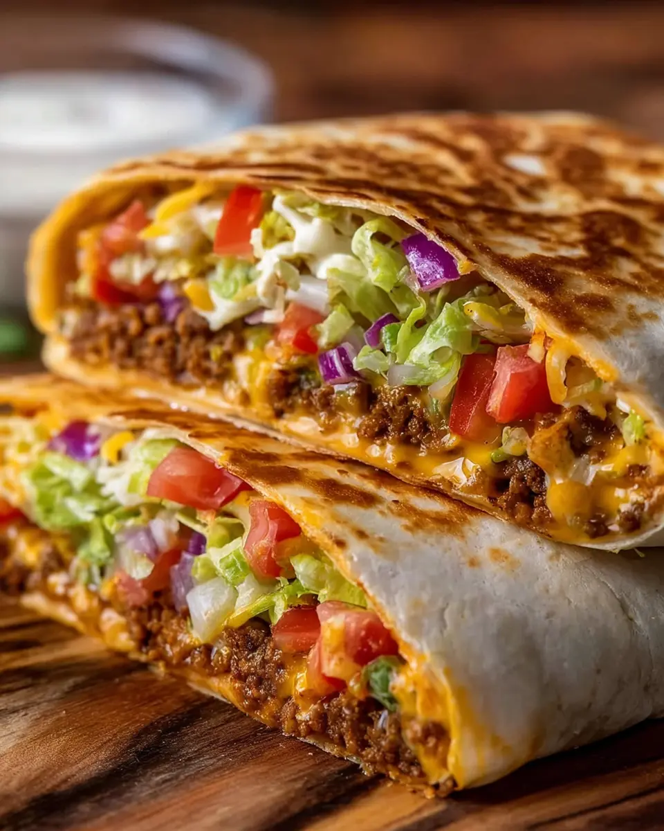 Copycat Taco Bell Crunchwrap Supreme: Easy &amp; Delicious Turkey Bacon Twist