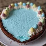 Robins Egg Blue No Bake Cheesecake