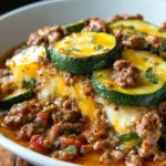 Ground Beef and Zucchini Skillet Casserole