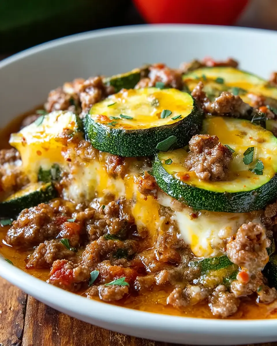 Ground Beef and Zucchini Skillet Casserole: Easy Family Comfort Meal