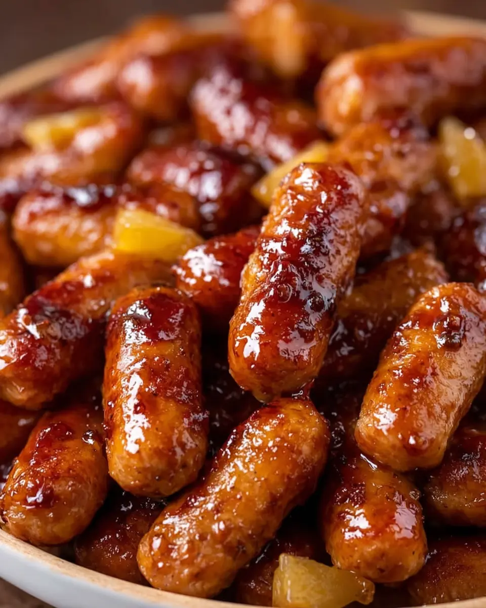 Pineapple Brown Sugar Mississippi Lil Smokies Bites: Easy &amp; Indulgent Treats