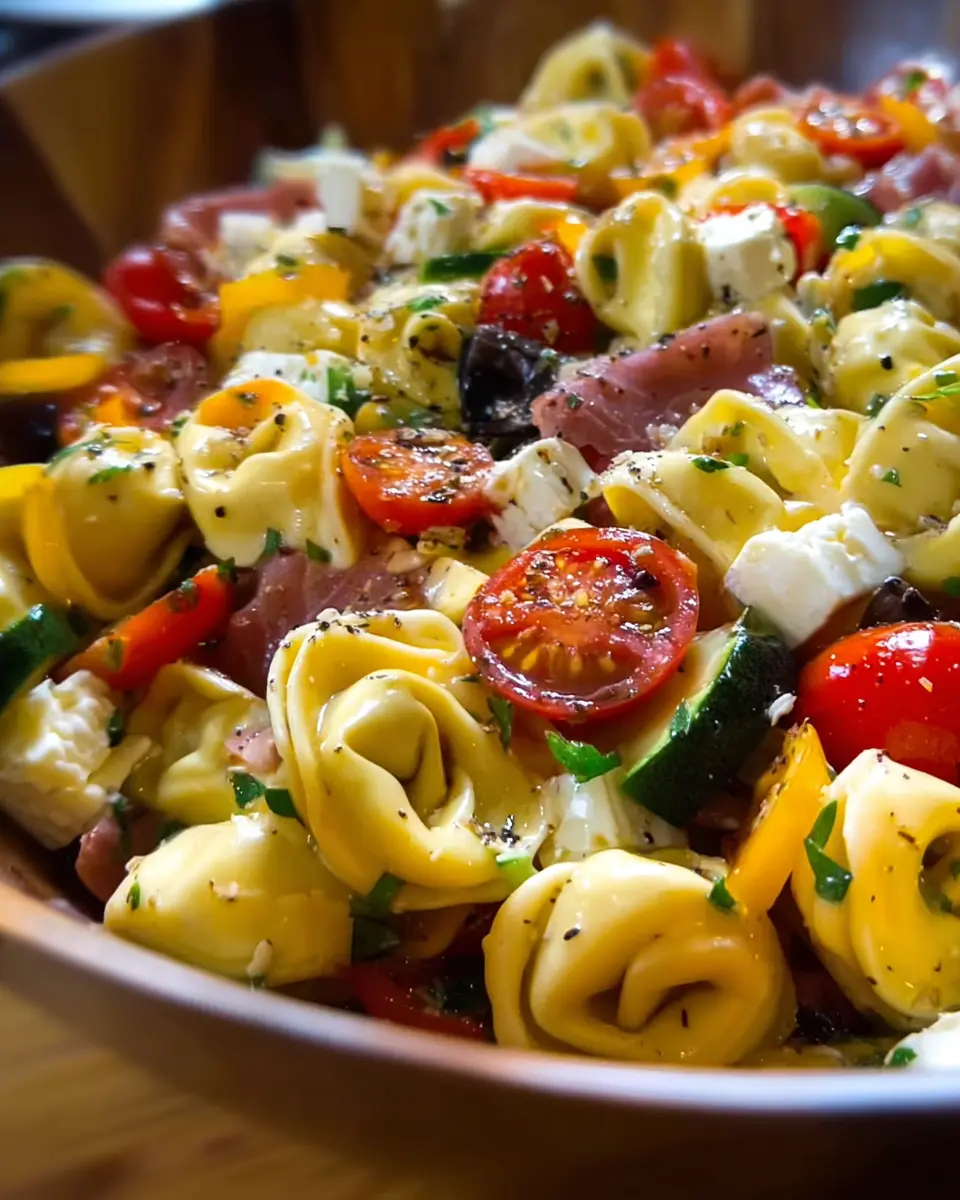 Italian Pasta Salad with Cheese Tortellini: The Best Refreshing Twist
