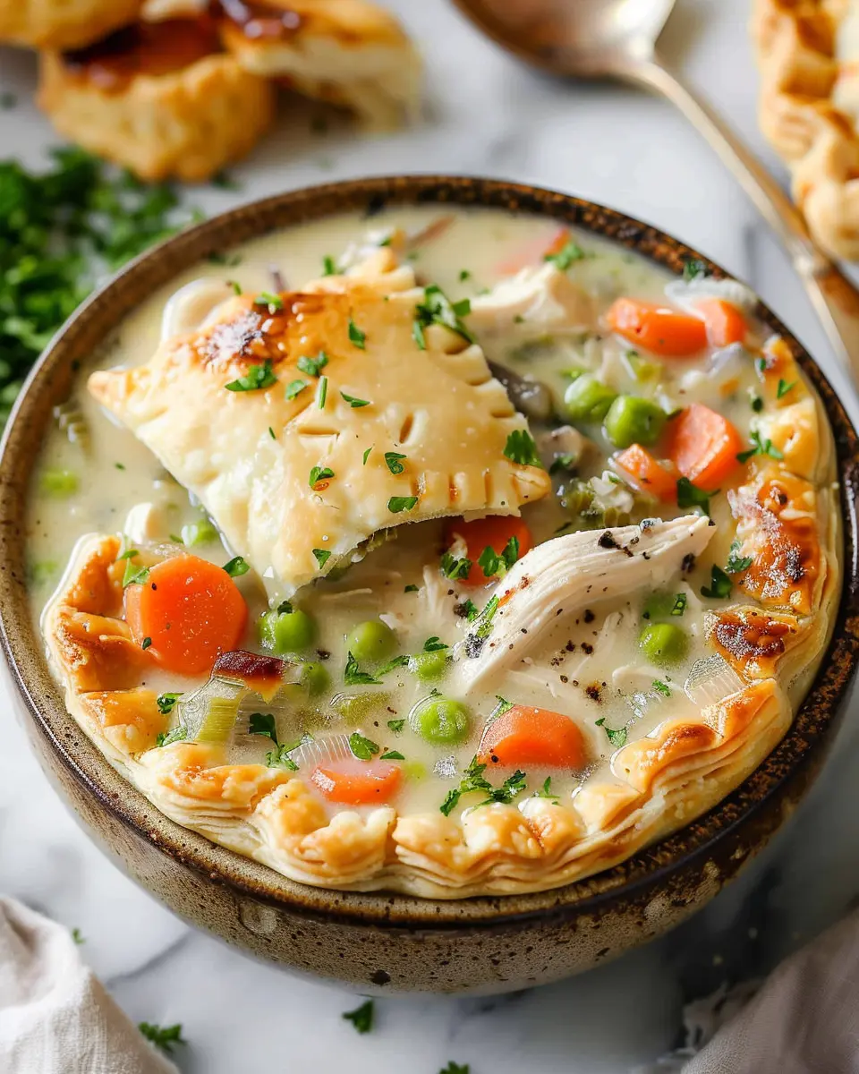 Chicken Pot Pie Soup: The Best Cozy Comfort Recipe with Turkey Bacon