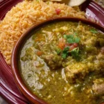 Grandma’s Chili Verde and Spanish Rice