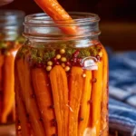 Easy Hot Honey Pickled Carrots