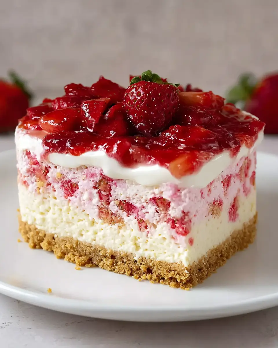 Easy Strawberry Shortcake Cheesecake: The Indulgent Dessert You’ll Love