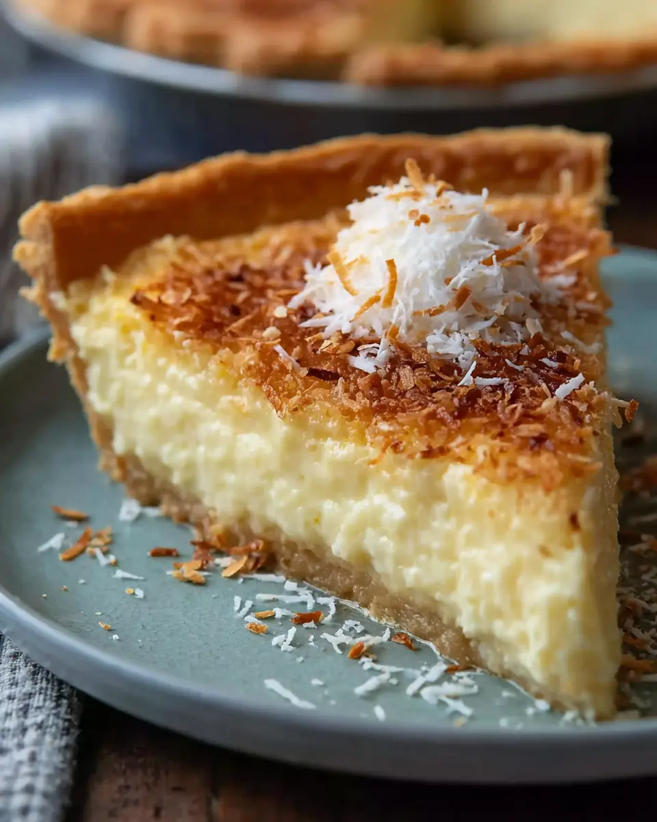 Coconut Cream Custard Pie: The Best Indulgent Recipe for You