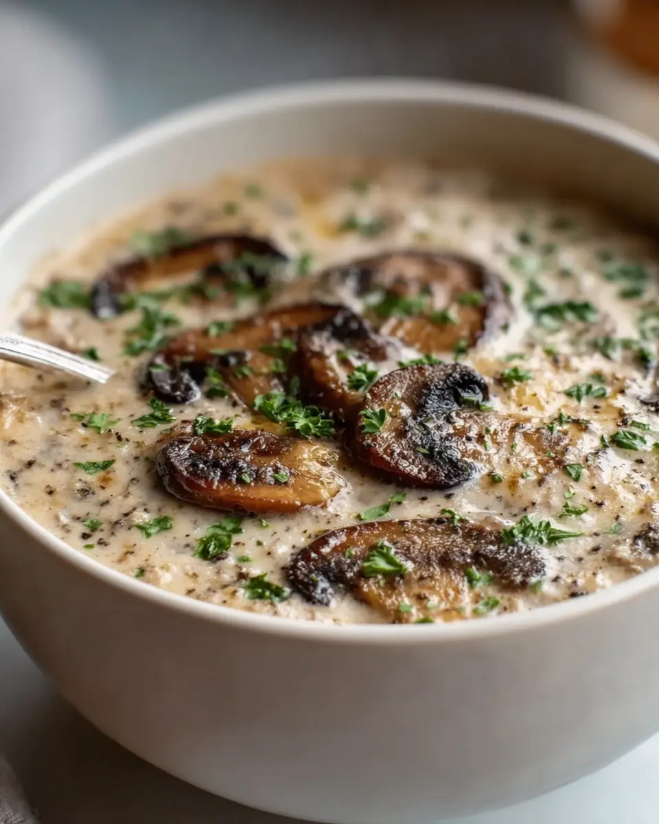 High Protein Cottage Cheese Mushroom Soup – A Creamy Delight