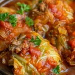 Slow Cooker Unstuffed Cabbage Rolls