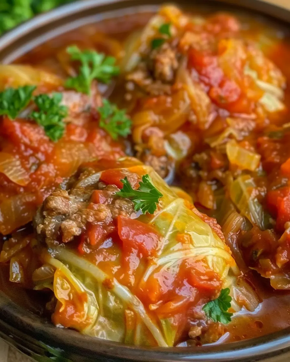 Slow Cooker Unstuffed Cabbage Rolls: Easy Turkey Bacon Delight