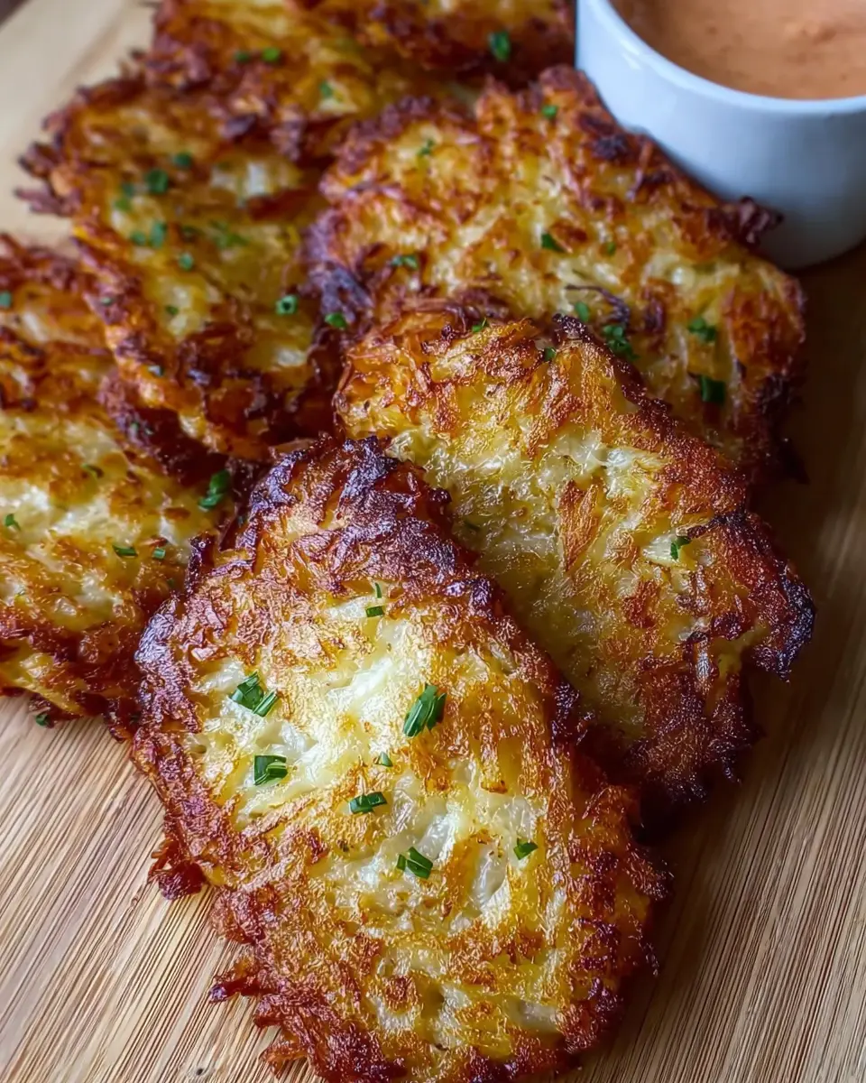 Garlic Parmesan Hashbrown Delight with Savory Turkey Bacon