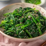 Korean Spinach Side Dish (Sigeumchi Namul)